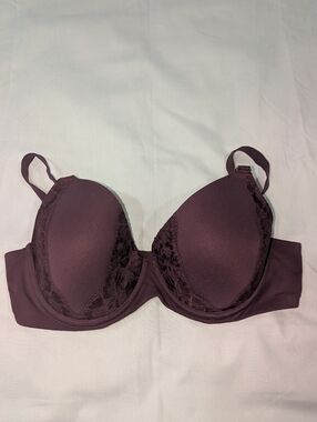 SOMA Embraceable Perfect Full Coverage Bra Underwire Plum 38C